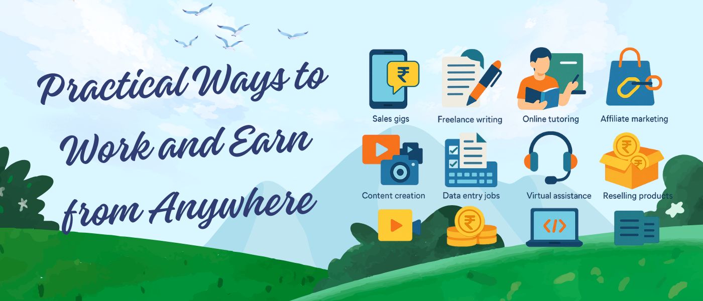 8 Practical ways to Work and Earn from Anywhere