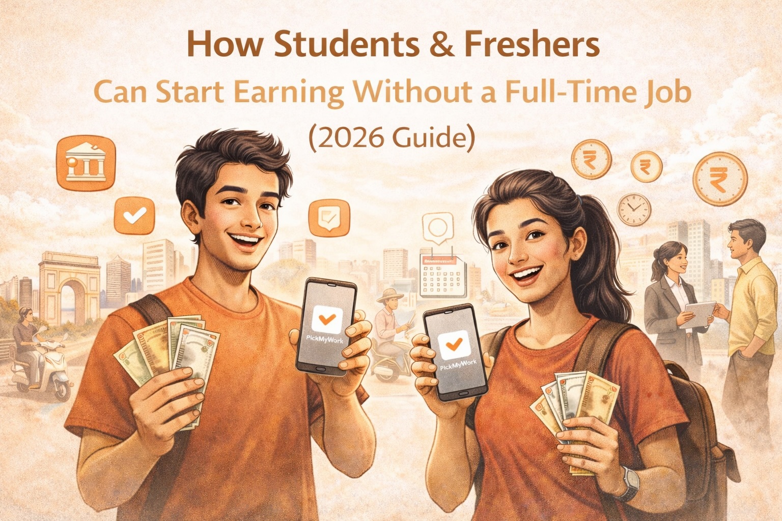 How Students & Freshers Can Start Earning Without a Full-Time Job