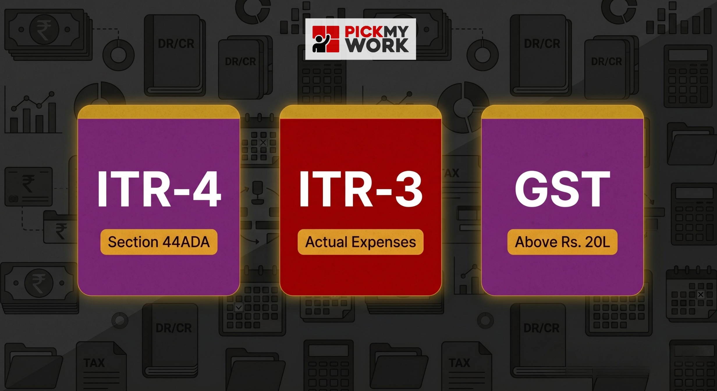 ITR form selection Section 44ADA GST guide freelancers gig workers India 2026